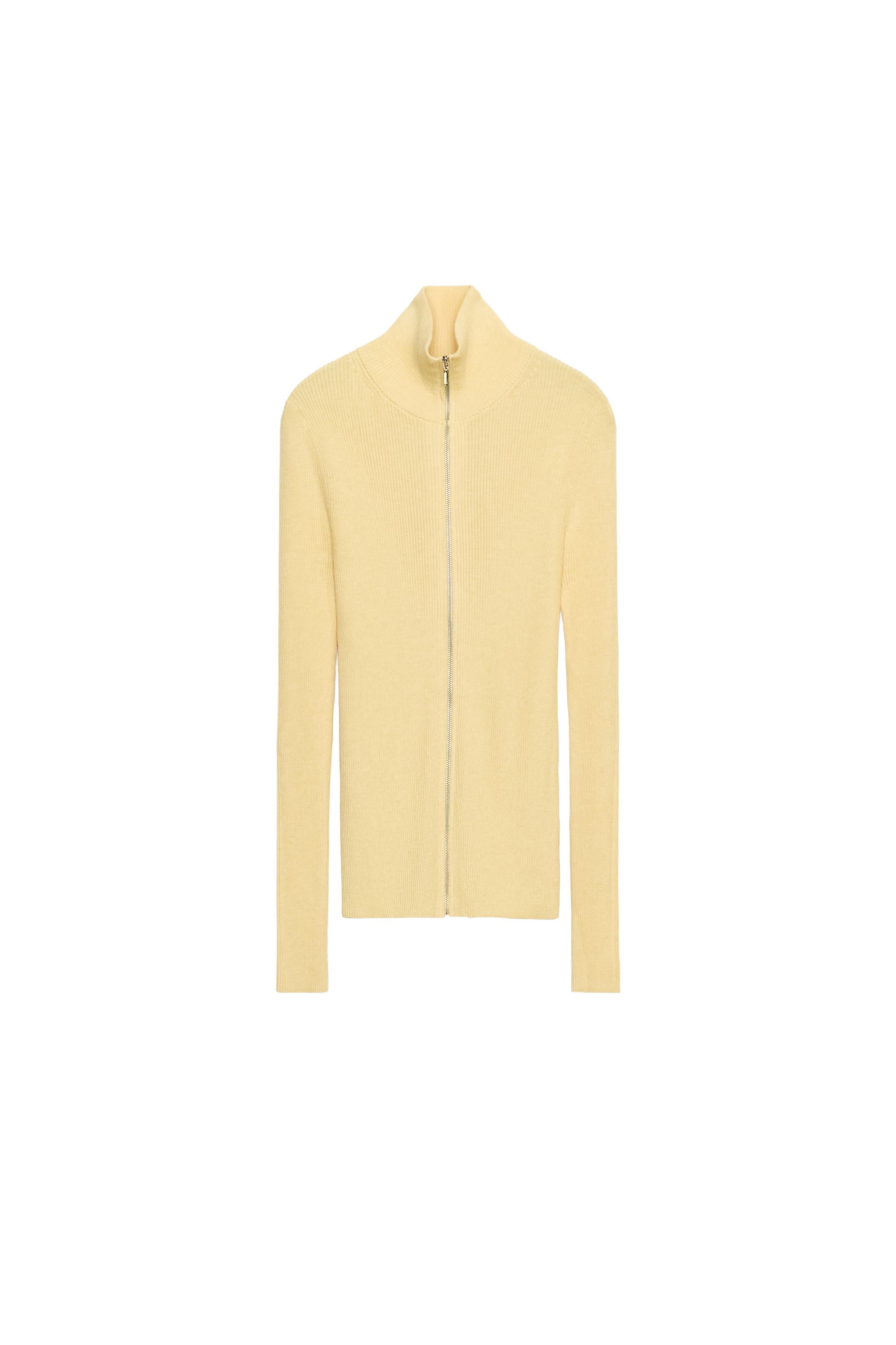 CHAQUETA ENTALLADA PUNTO CANALÉ