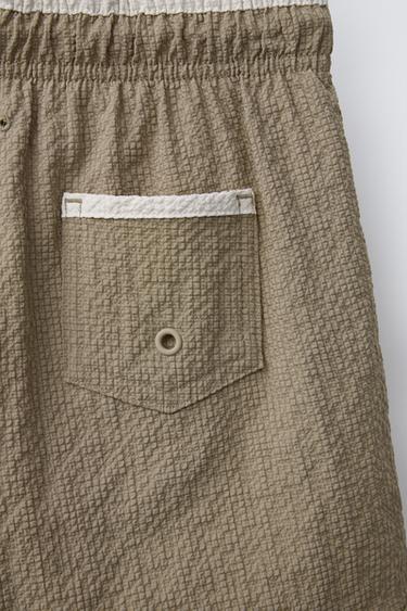 2-6 ANS/ SHORT DE BAIN TEXTURÉ - Marron clair de Zara - Image 3