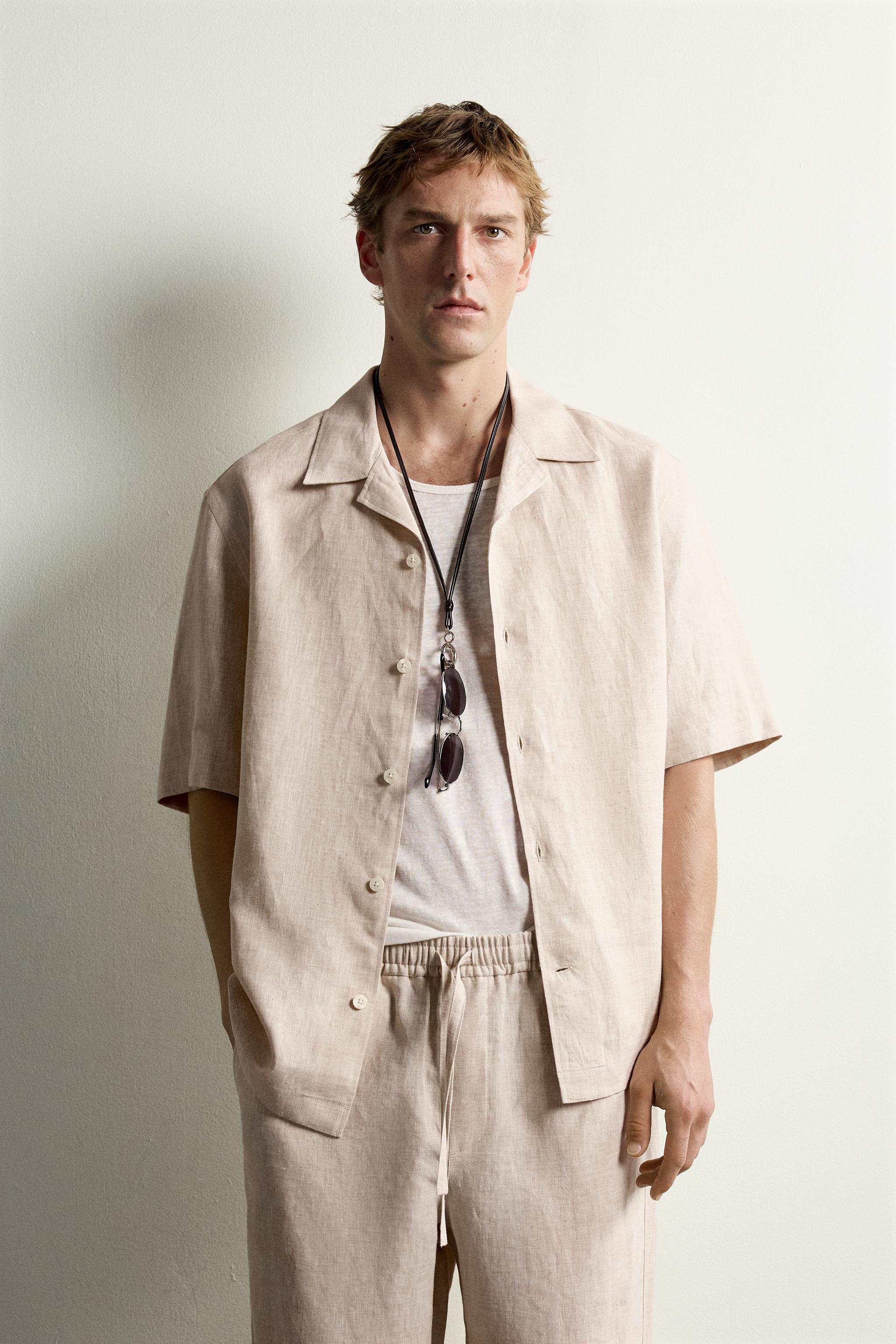 100% LINEN RELAXED FIT SHIRT