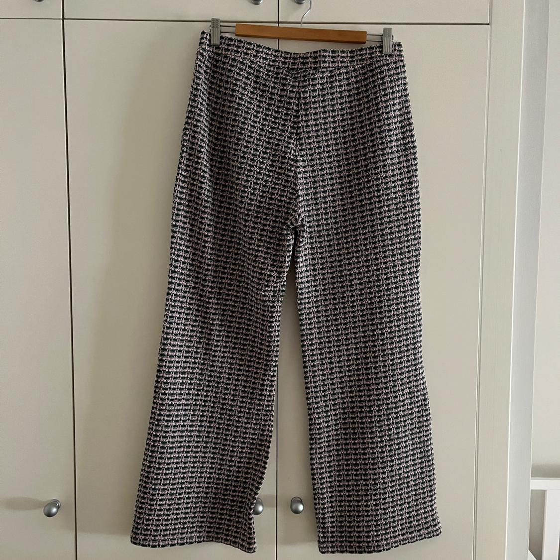 JACQUARD CROPPED TROUSERS - Image 4