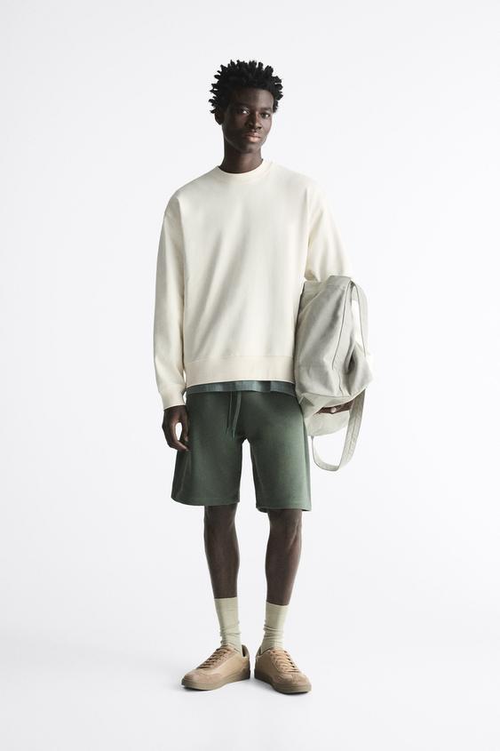 SWEATSHIRT - Oyster-white | ZARA Australia