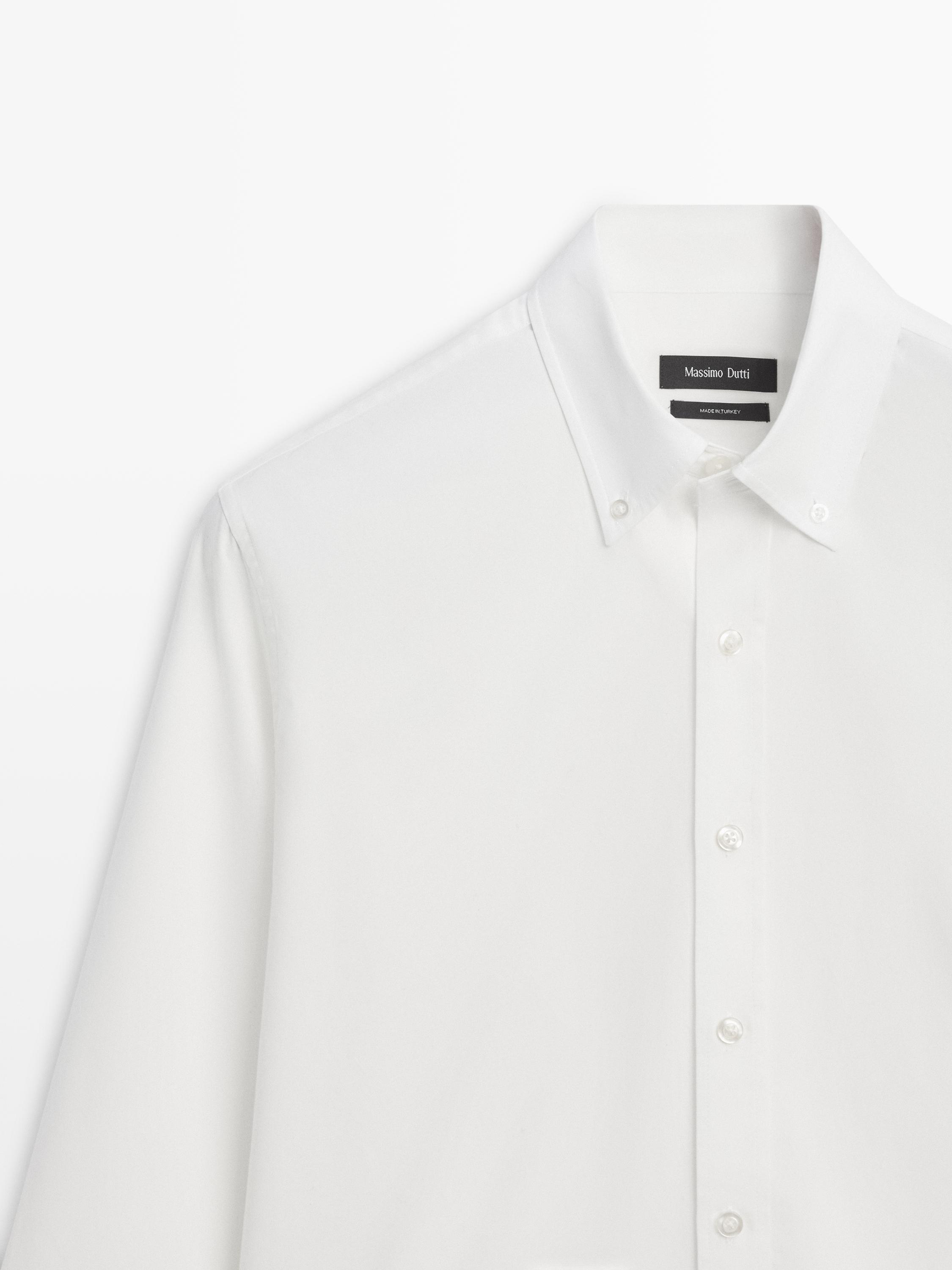 Regular fit 100% cotton shirt