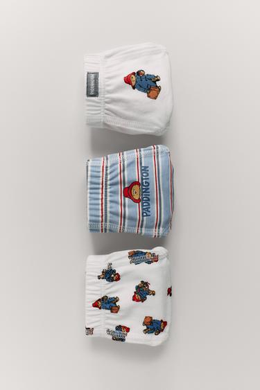 1 1/2-6 YEARS/ THREE-PACK OF PADDINGTON™ BRIEFS - Ecru by Zara