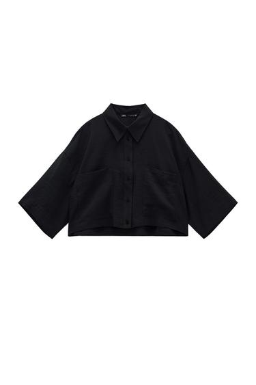 FLOWY SHIRT WITH POCKETS