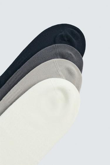 BASIC ANKLE SOCKS PACK OF 4 - various by Zara - Image 1