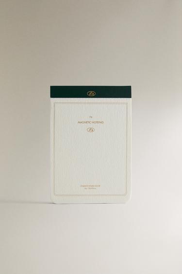 MAGNETIC NOTEPAD - Ecru by Zara - Image 0