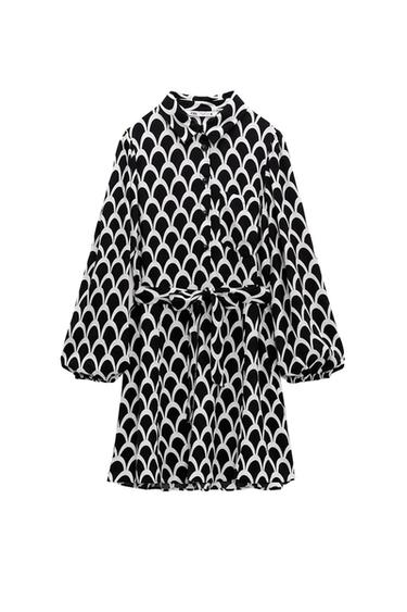 SHORT PRINTED DRESS