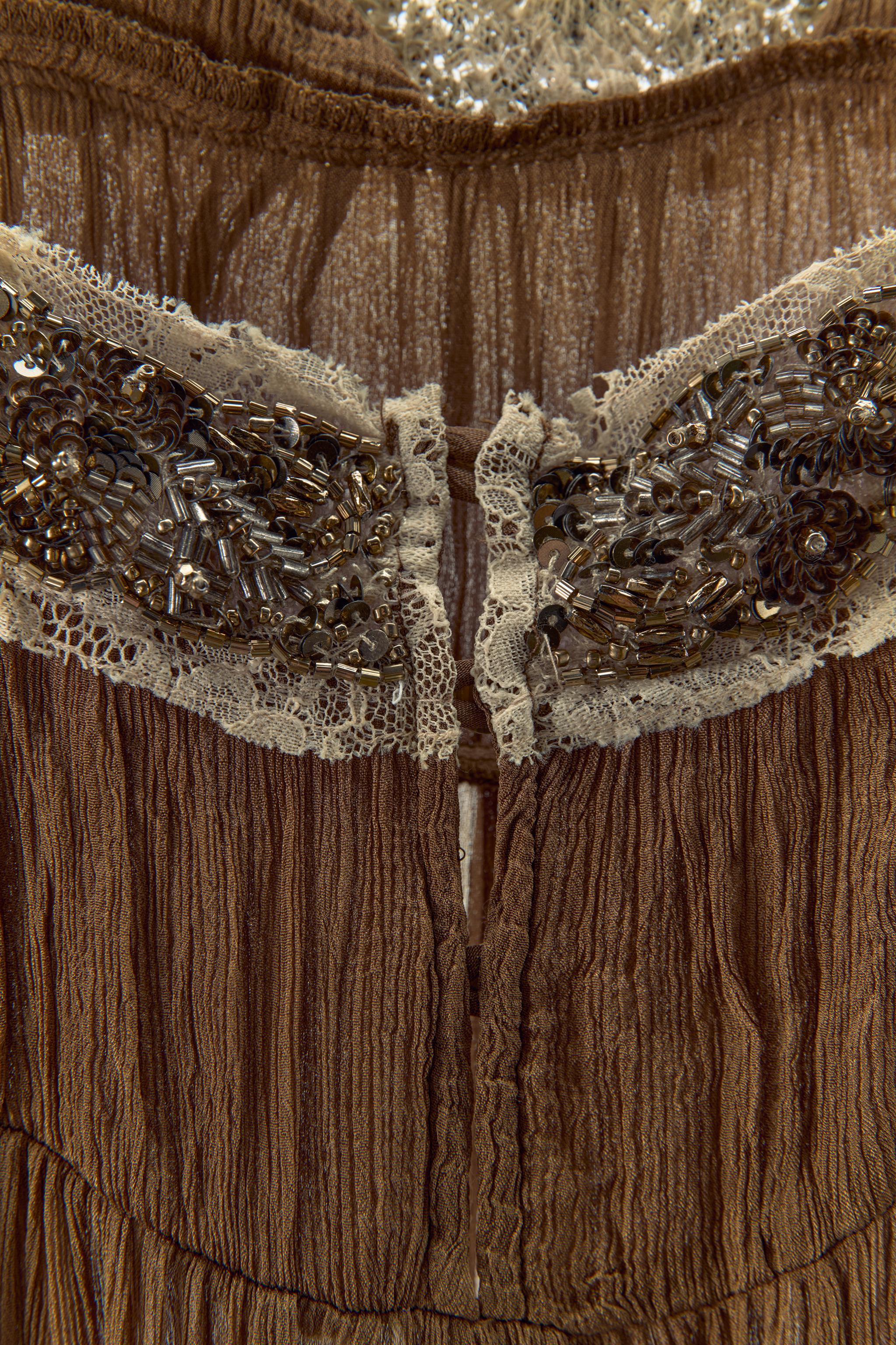 Fubail / Meurice Pleated Lace Dress