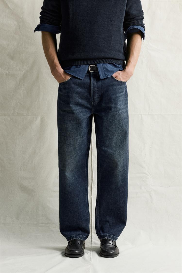 Jeans holgados de corte cropped 2