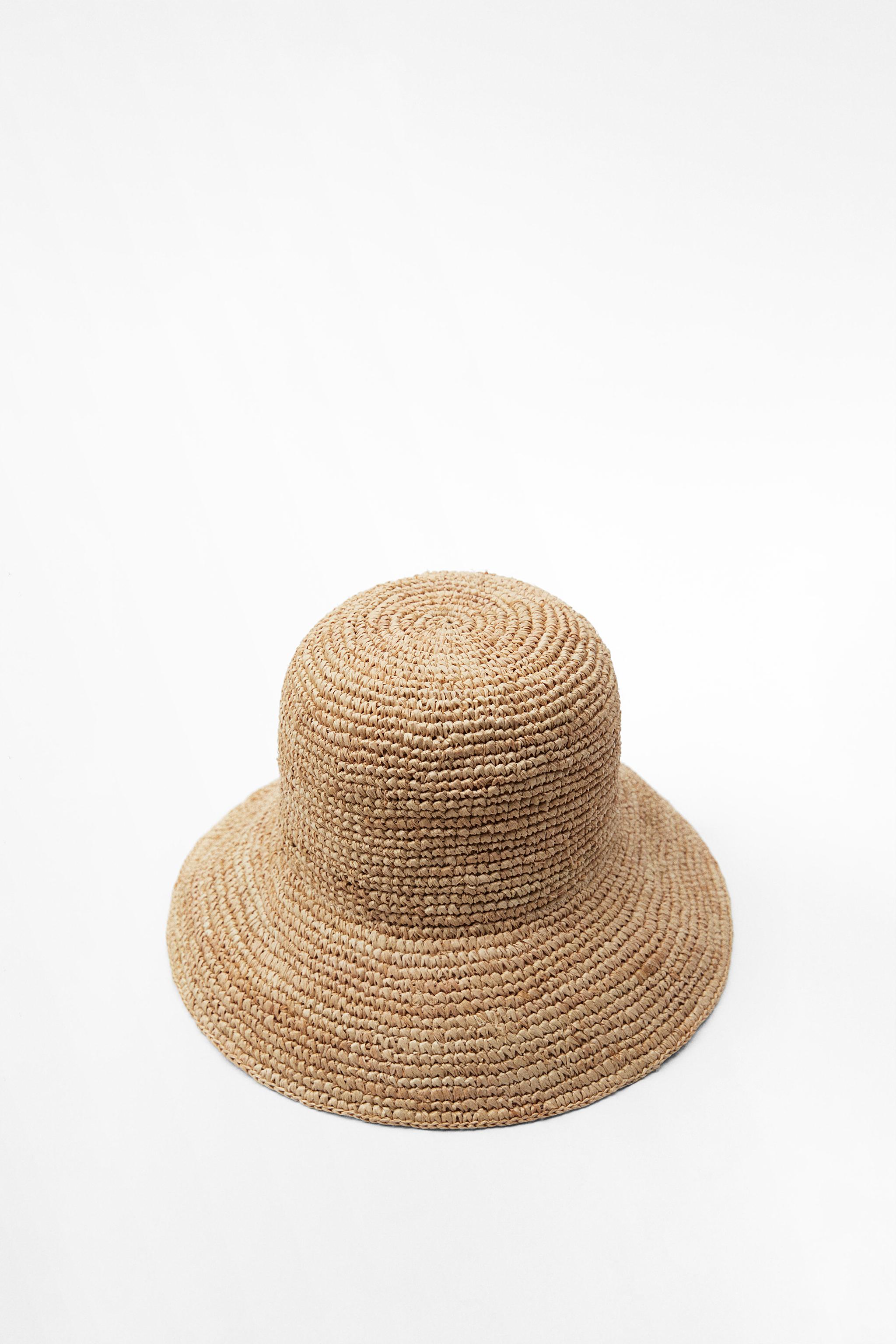 Zara cheap raffia hat