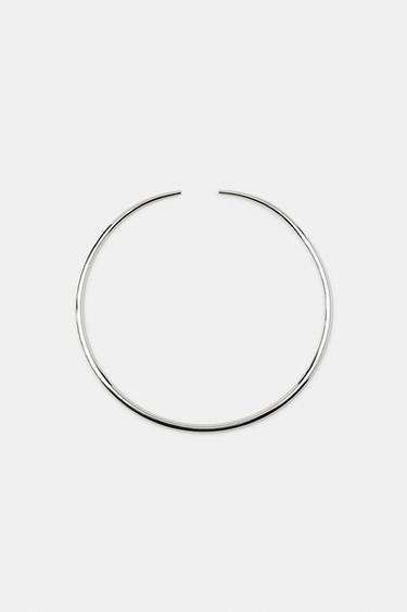 COLLAR METÁLICO CHOKER - Plata de Zara