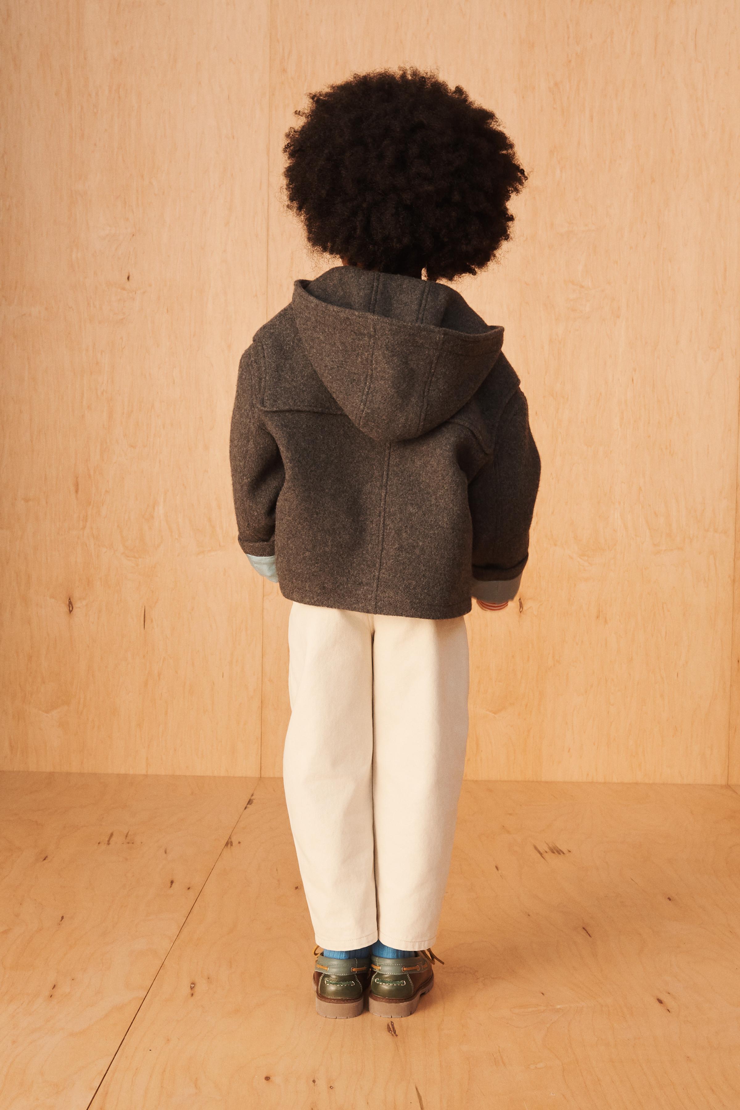LIMITED EDITION WOOL DUFFLE COAT WITH FROG FASTENING