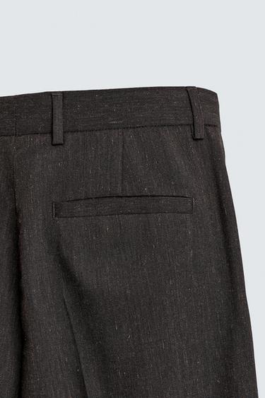 WOOL SUIT TROUSERS - brown vigore by Zara - Image 8