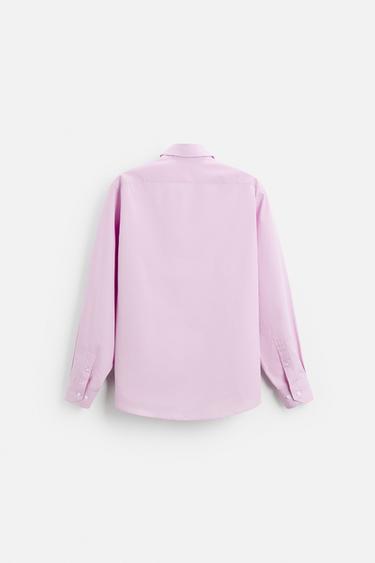 LYOCELL - COTTON SHIRT - Lavender by Zara - Image 6