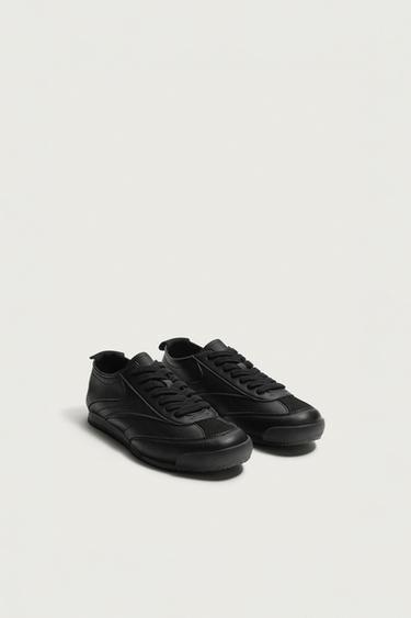 Zara RETRO STYLE SNEAKERS - Black