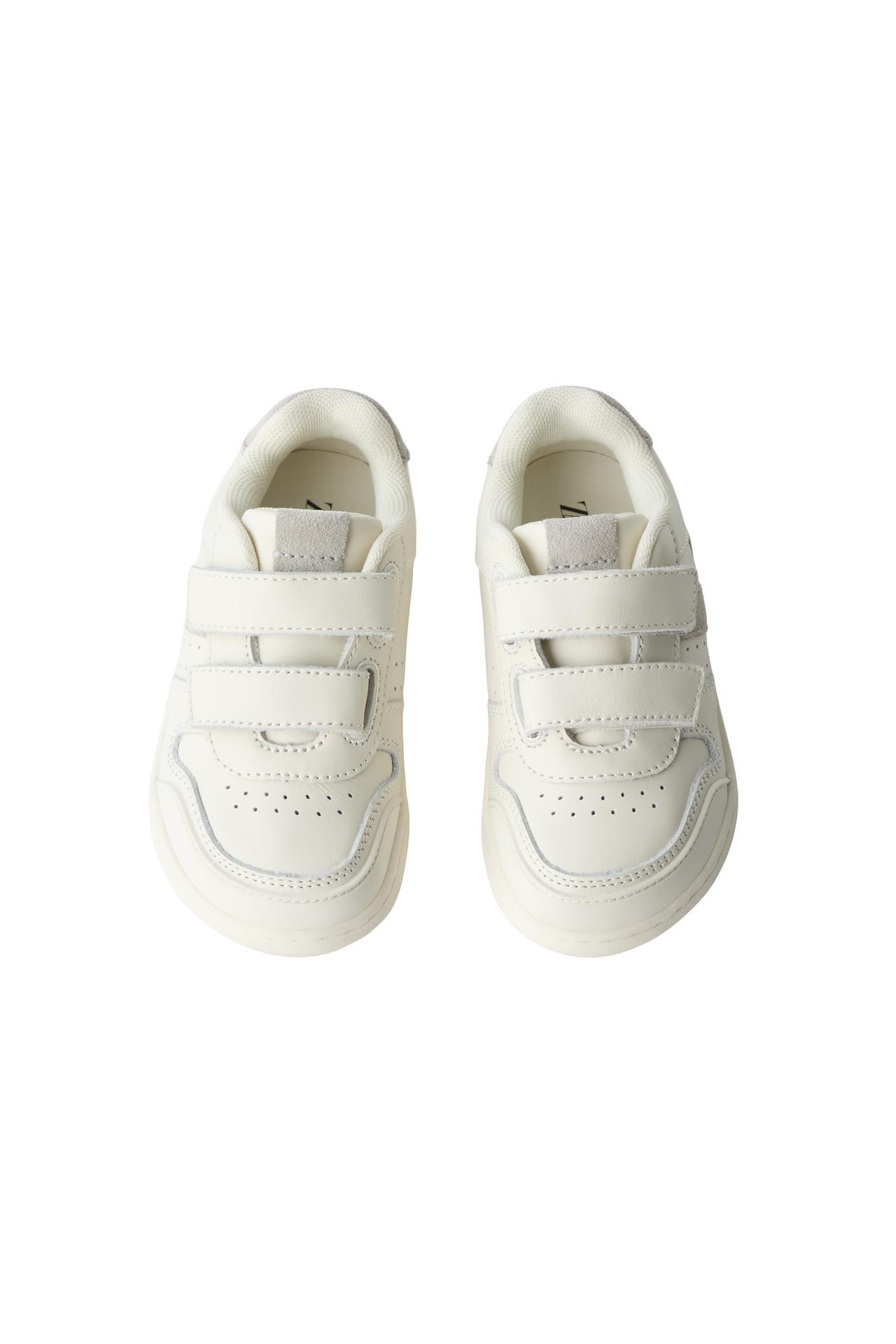 LEATHER BAREFOOT SNEAKERS — White