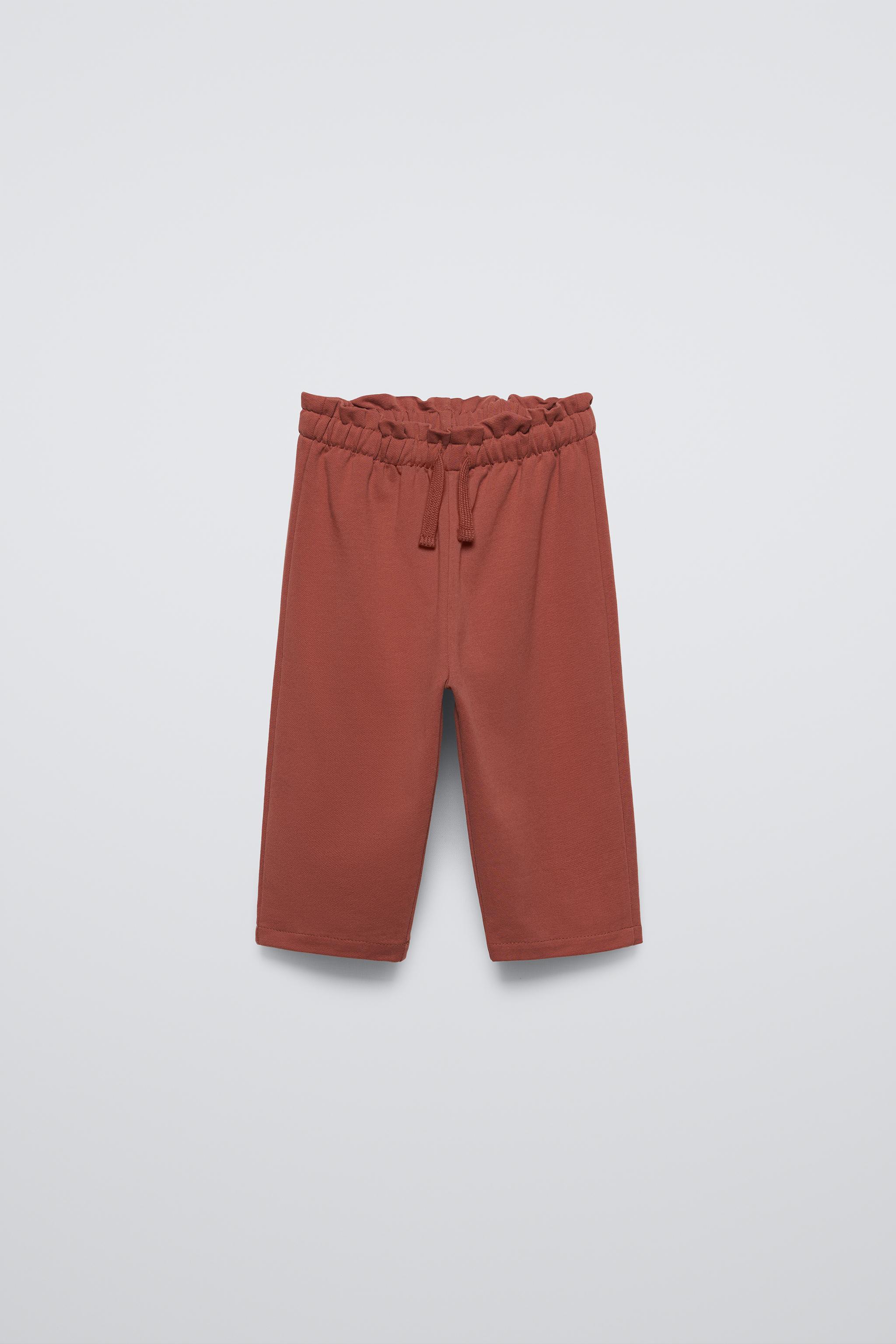 PAPERBAG TROUSERS Clay ZARA United Kingdom