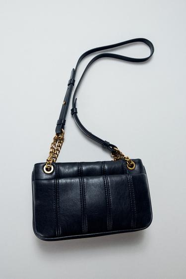 BANDOLERA ENCOIXINADA - Negre de Zara