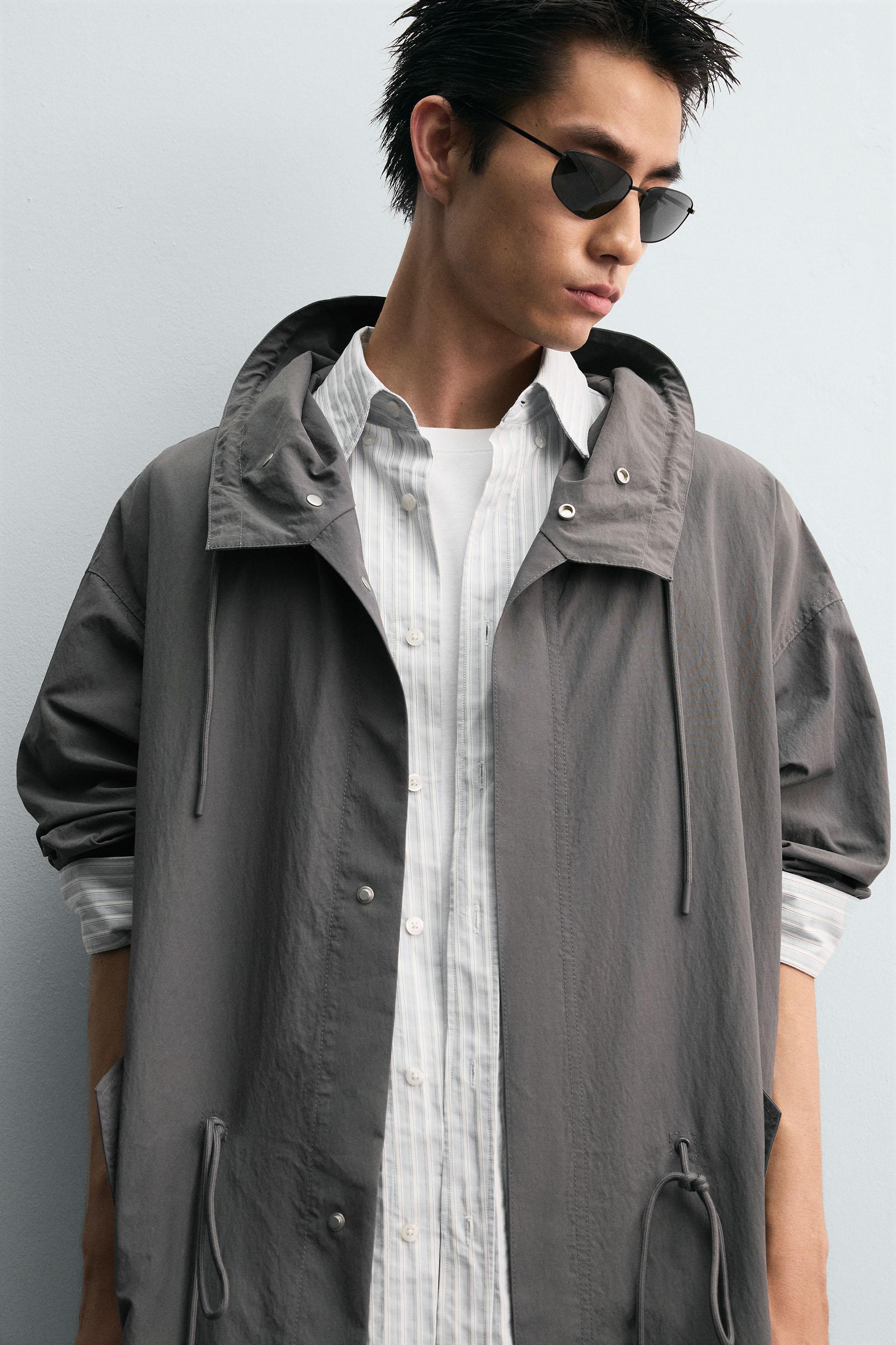OVERSIZE FIT LIMITED EDITION PARKA - Mid-grey | ZARA New Zealand