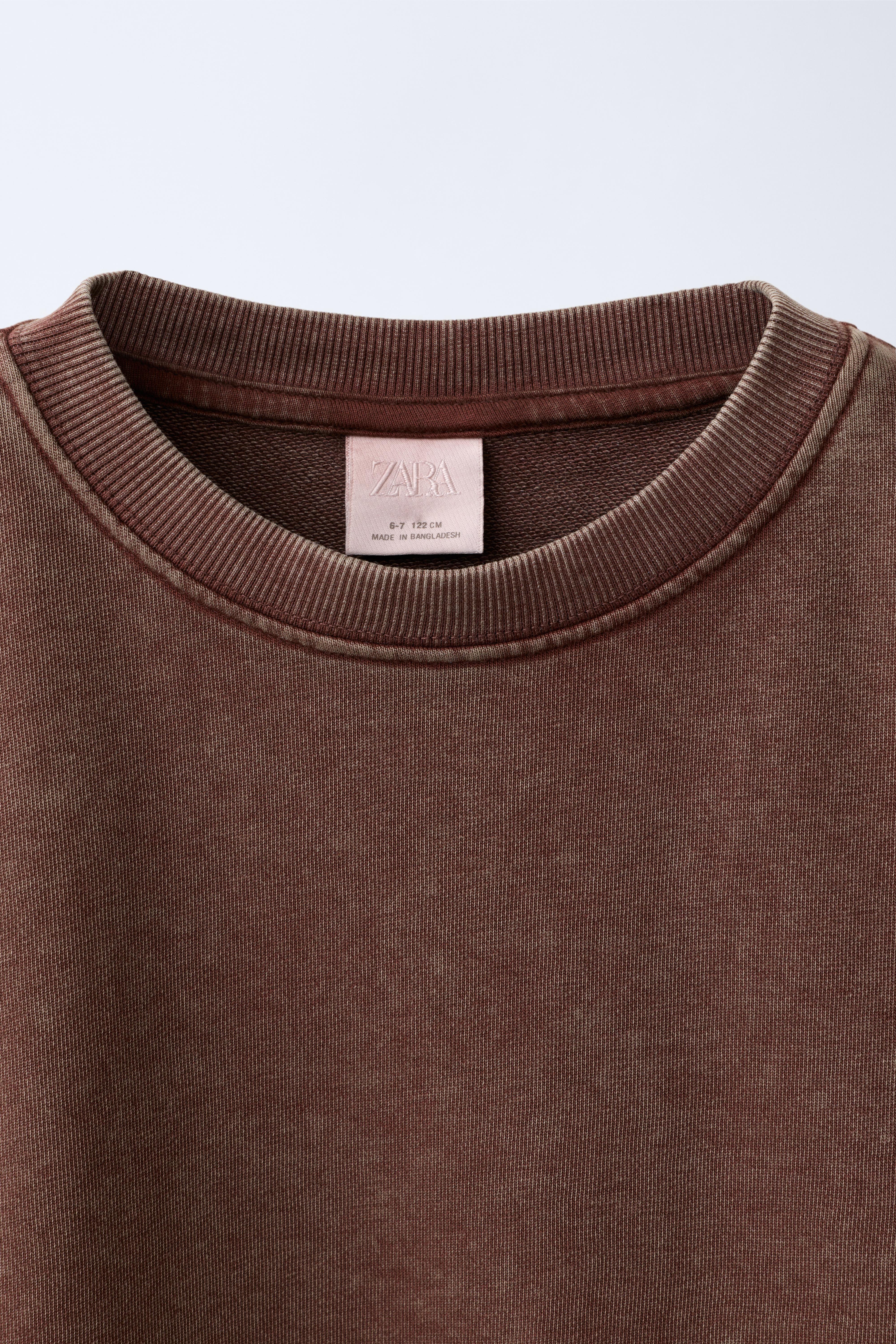 WASHED-EFFECT SWEATSHIRT AND PANTS JOGGING SET