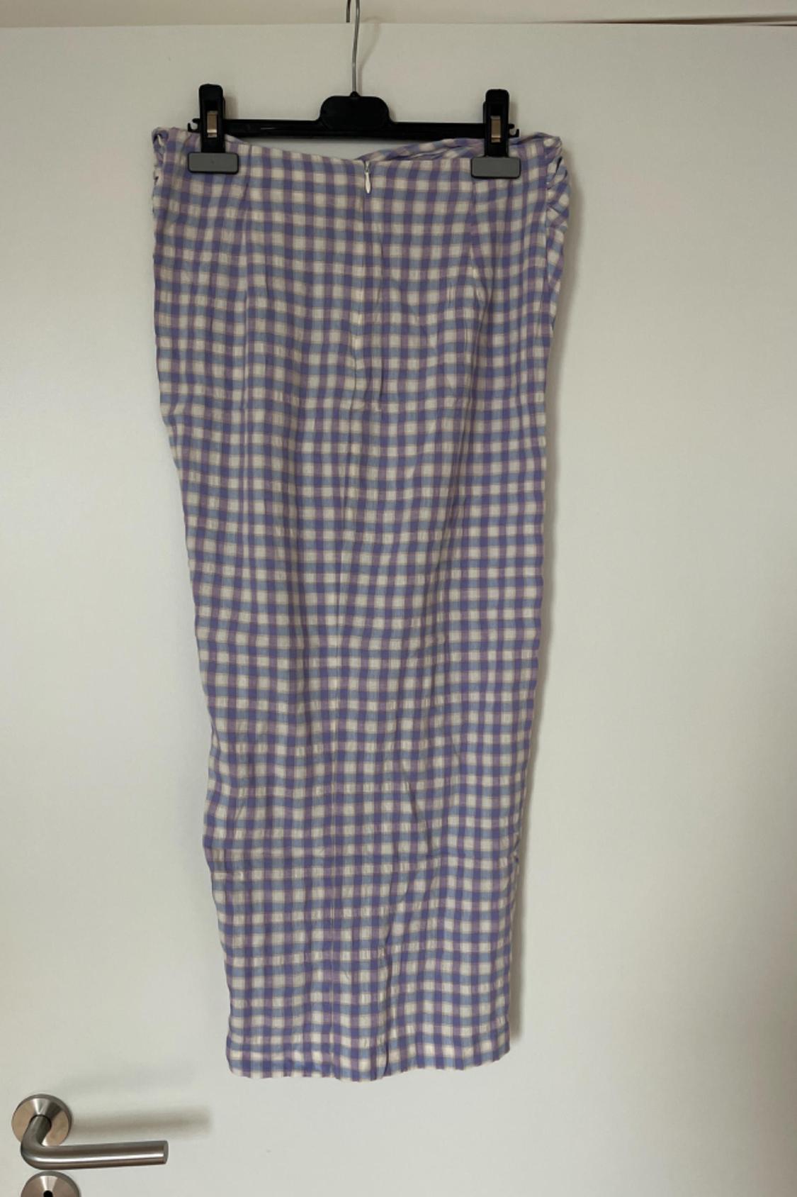 KNOTTED GINGHAM CHECK SKIRT - Image 3