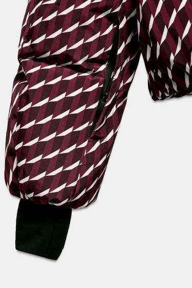 ANORAK MATELASSÉ 80% DUVET 20% PLUMES WATER RESISTANT WINDPROOF TECHNOLOGIE RECCO® COLLECTION SKI - Bordeaux de Zara - Image 7