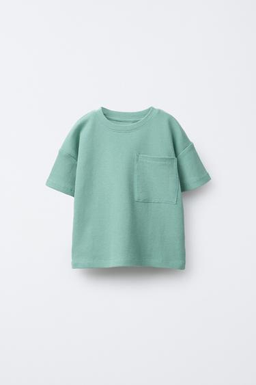 AGES 2-6/PLAIN EMBOSSED PYJAMAS - Green by Zara - Image 1