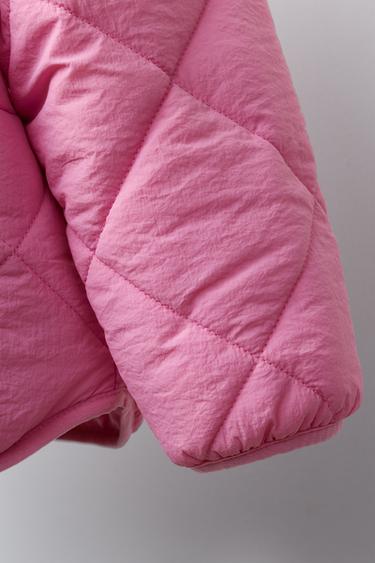 WATER-REPELLENT PADDED JACKET - Pink by Zara - Image 5