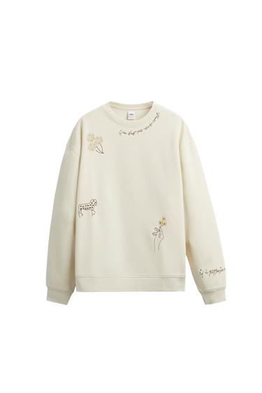 SUDADERA BORDADOS COMBINADOS