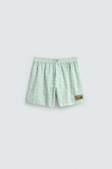OSEZNO PETER PAN HARRY LAMBERT FOR ZARA X DISNEY BOXER SHORTS - Sky blue by Zara