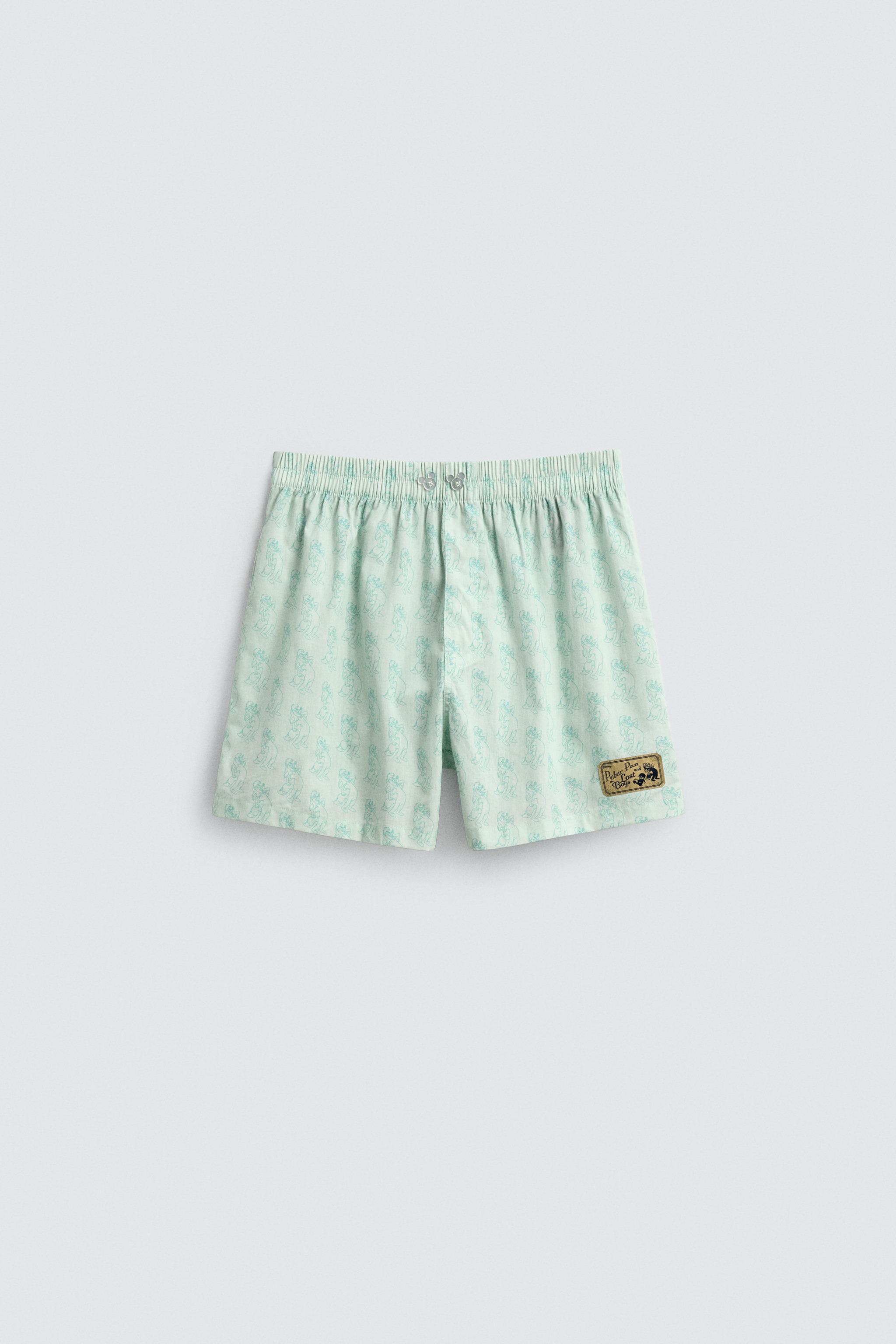 PETER PAN CUB BOXER SHORTS HARRY LAMBERT FOR ZARA X DISNEY