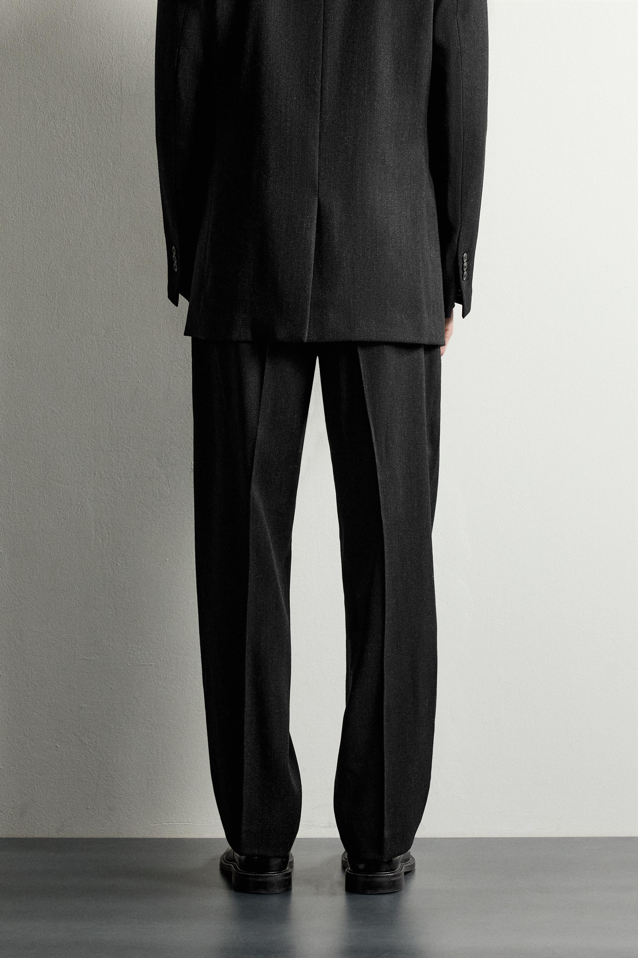 MANTECO® 100%ウール スーツパンツ - グレーマール | ZARA Japan / 日本
