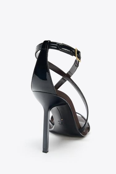 SANDALES À TALONS HAUTS - Noir de Zara - Image 5
