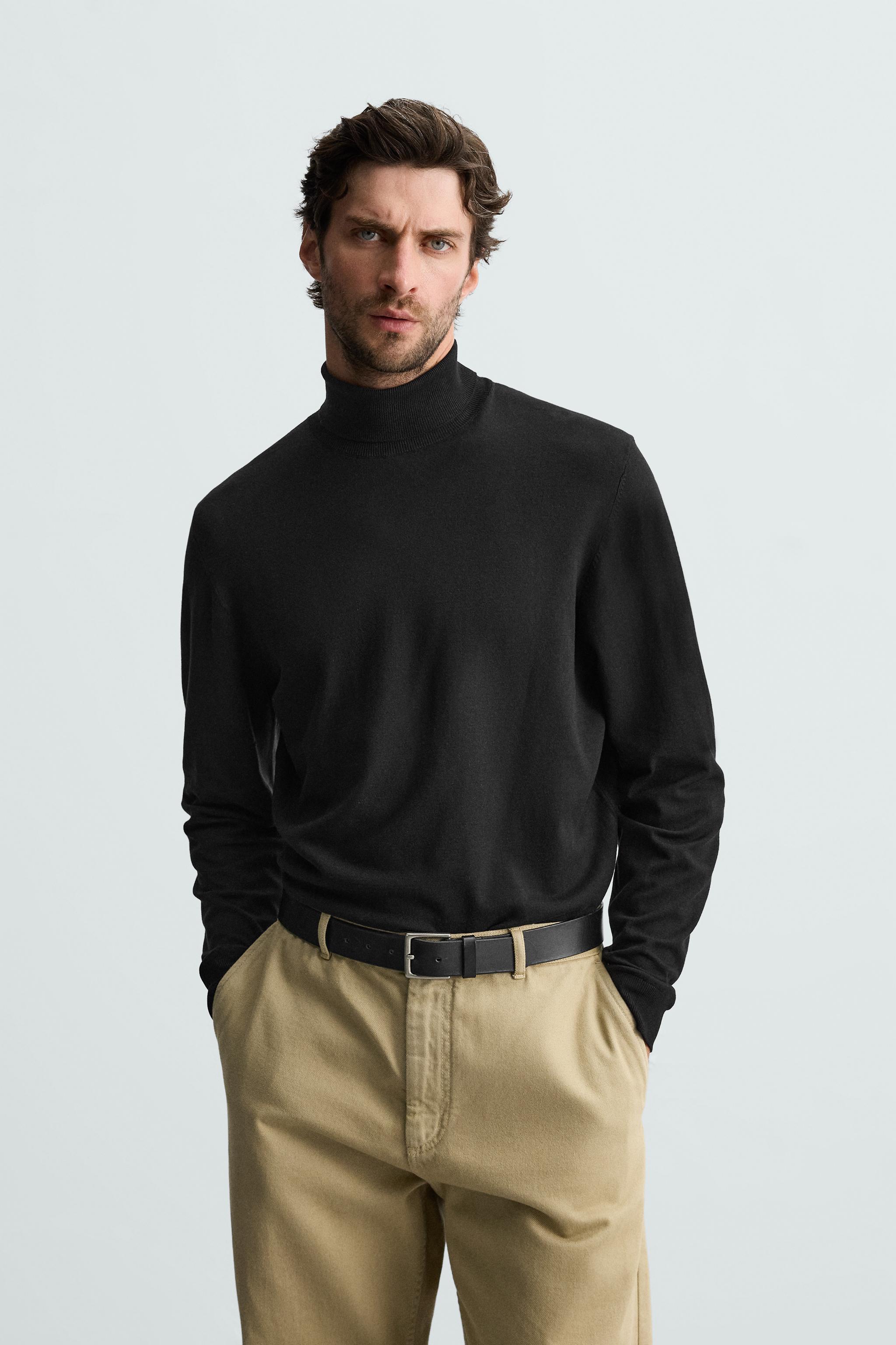 VISCOSE BLEND SWEATER - Black | ZARA South Africa