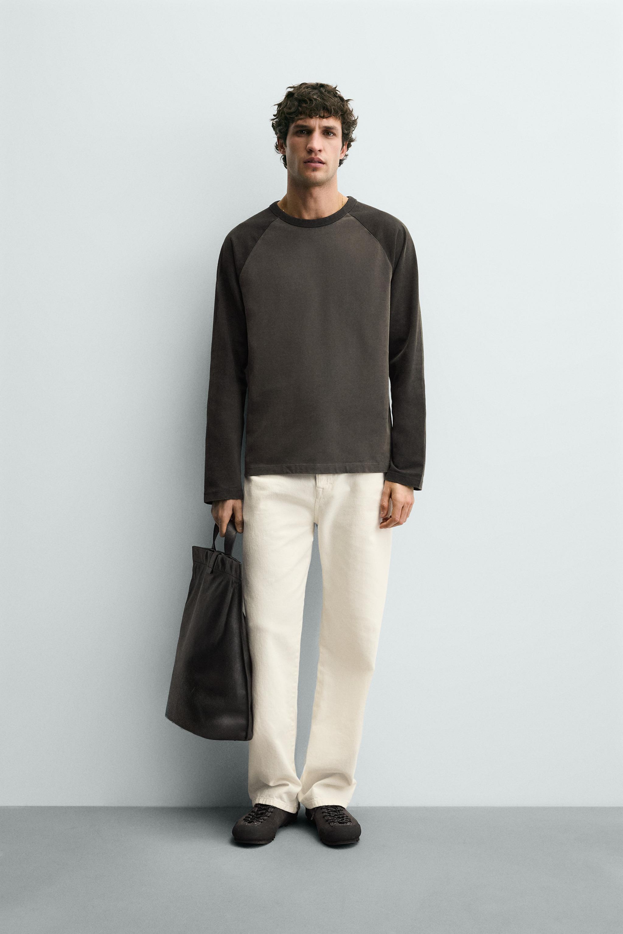 COLORBLOCK T-SHIRT - Anthracite grey | ZARA Canada