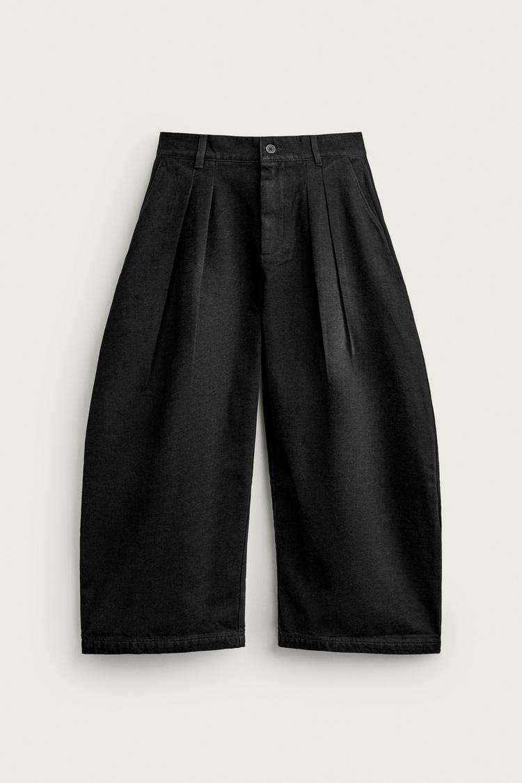 PANTALÓN WIDE FIT DENIM AFELPADO