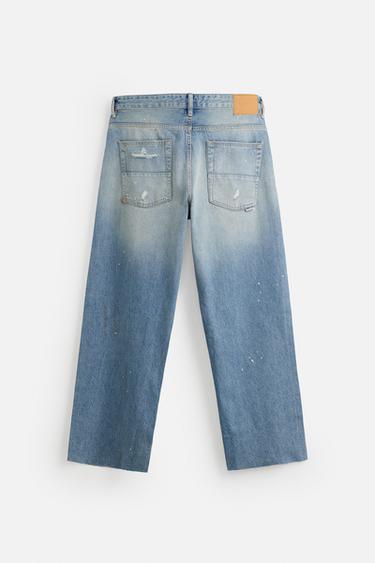 JEAN BAGGY DÉCHIRÉ - Bleu clair de Zara - Image 7