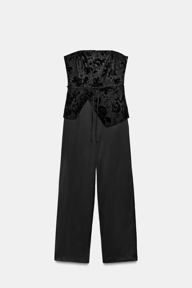 COMBINED JUMPSUIT - Black by Zara - Image 0