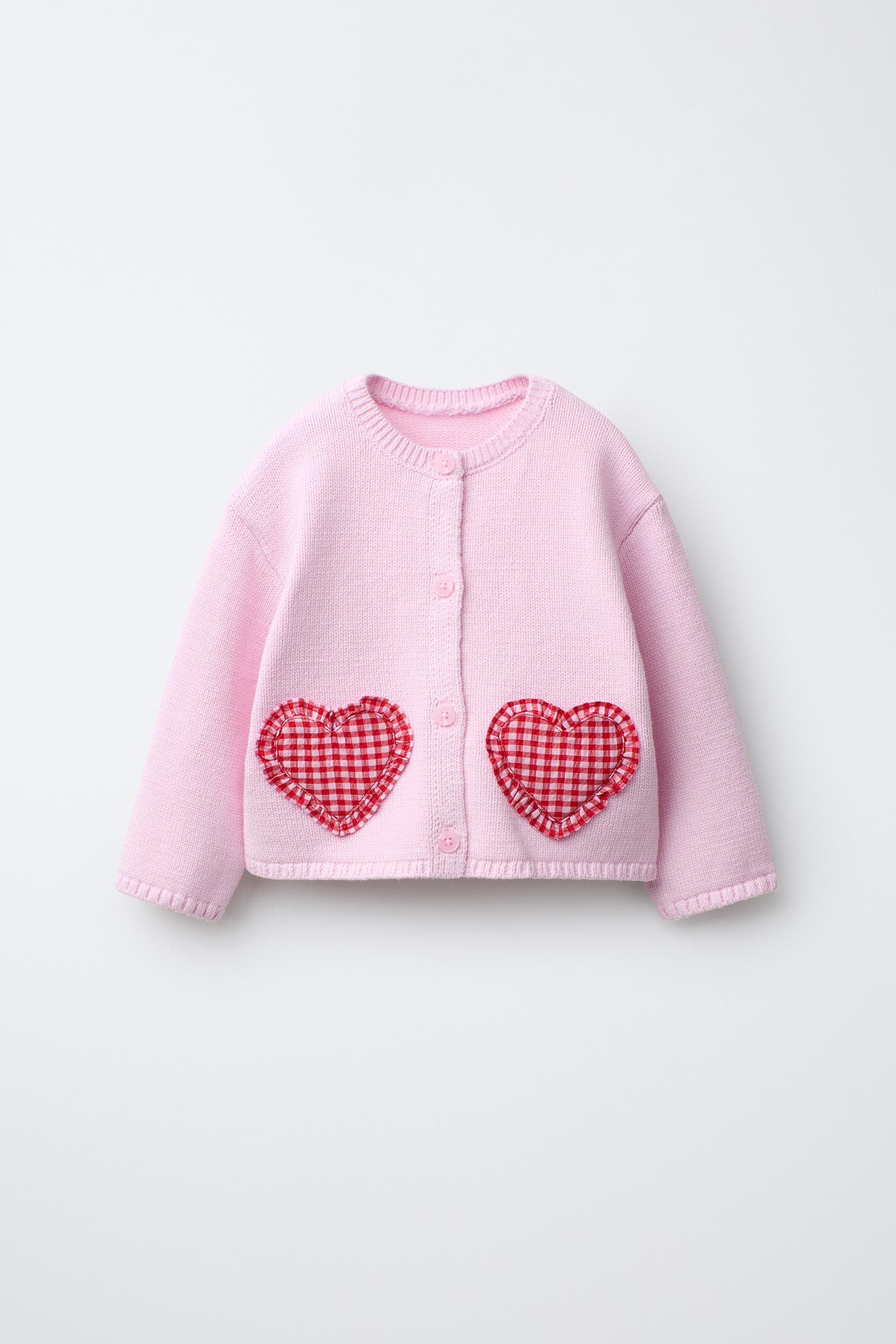 Cardigan With Heart Pockets