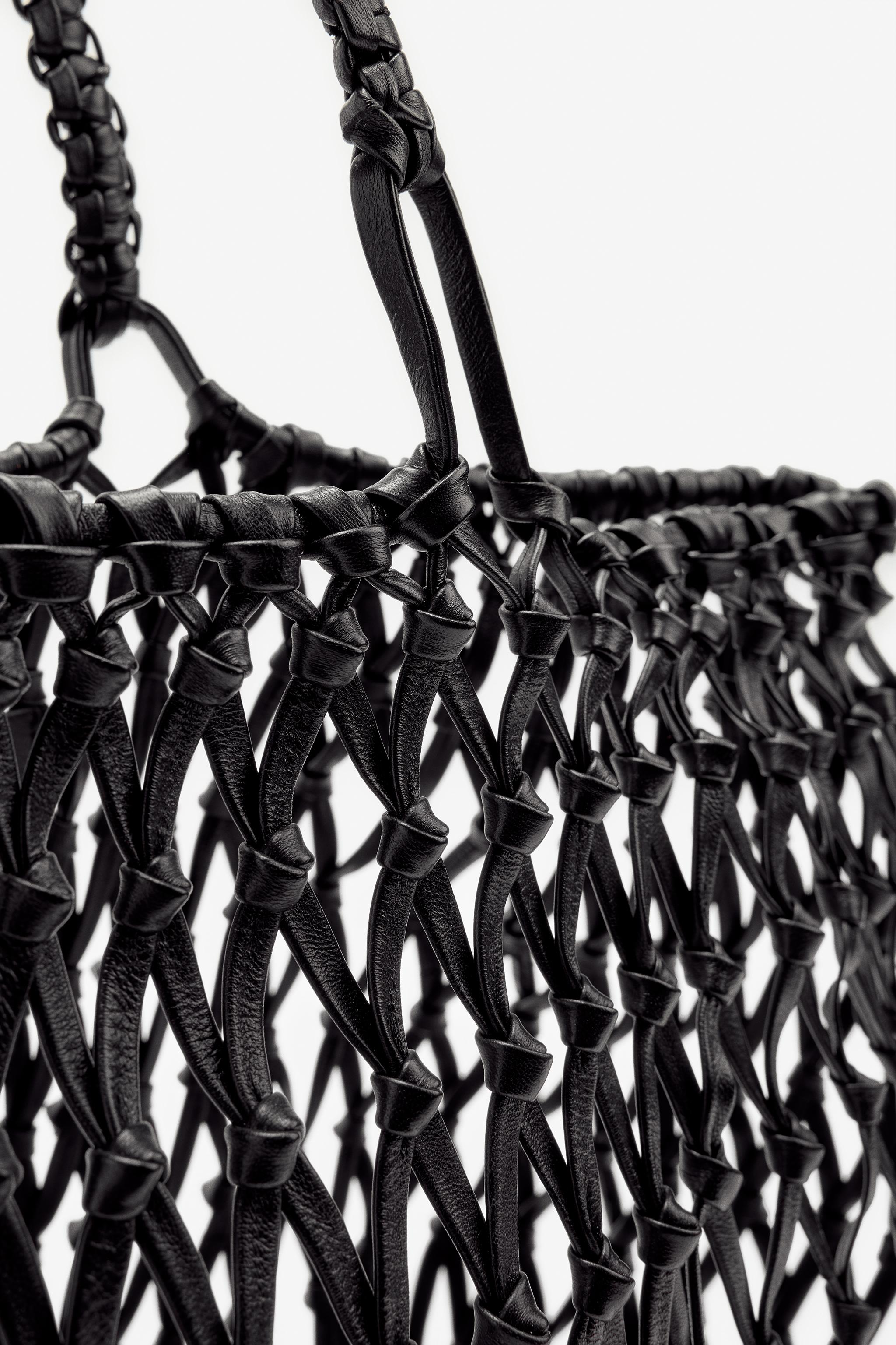 ZARA【NEW】BRAIDED SHOPPER ZARA NEW WOMAN BRAIDED MAXI SHOPPER 6020/510/202 | eBay