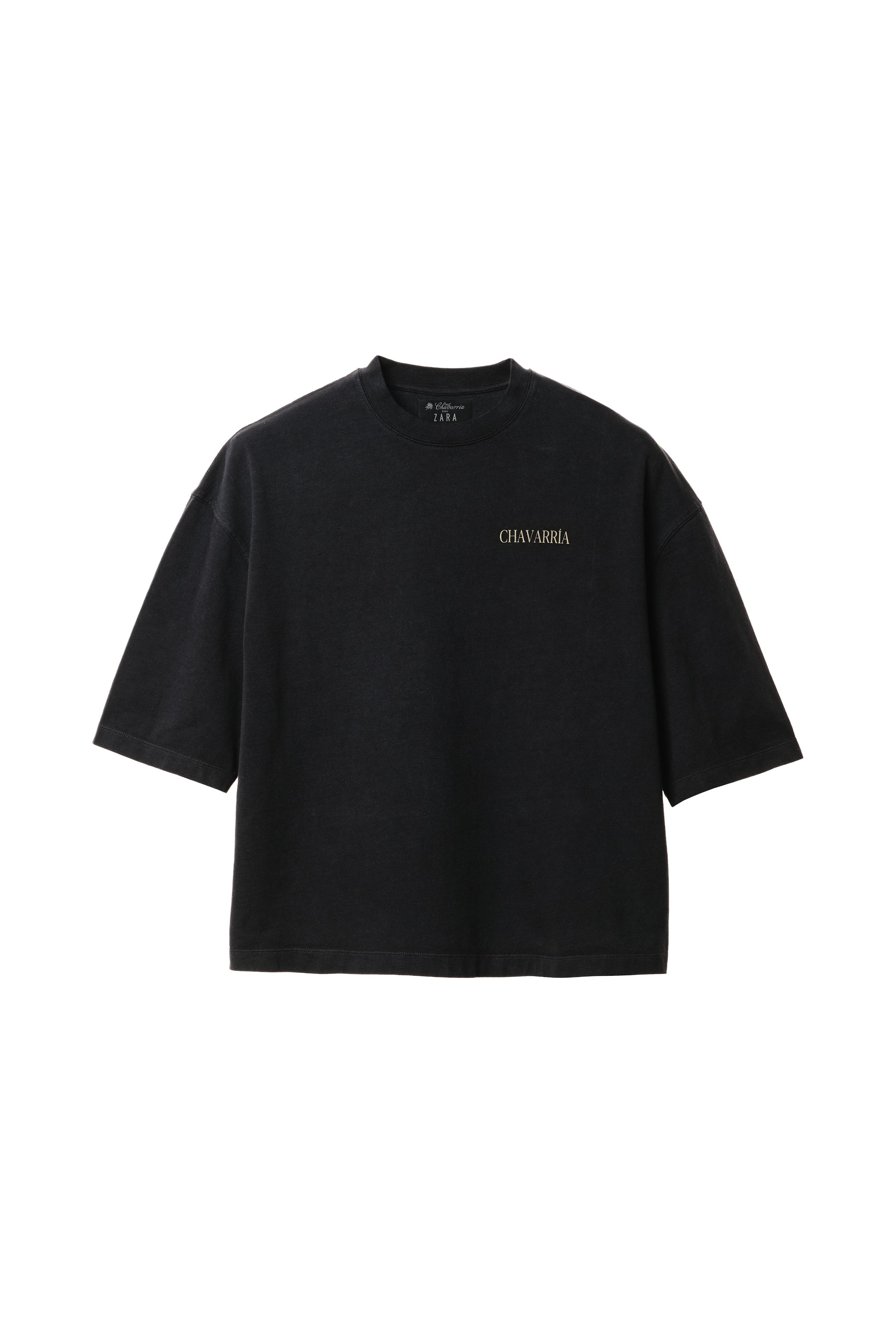WILLY CHAVARRIA X ZARA OVERSIZE T-SHIRT - Oyster-white | ZARA UAE 