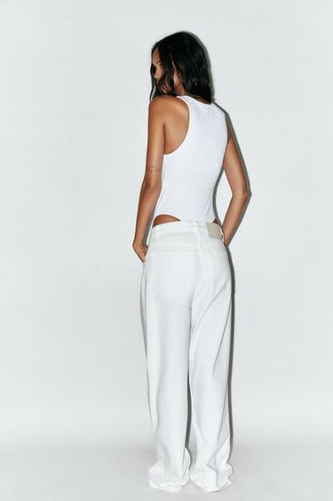 BODY HALTER EN POLYAMIDE - Blanc de Zara - Image 3