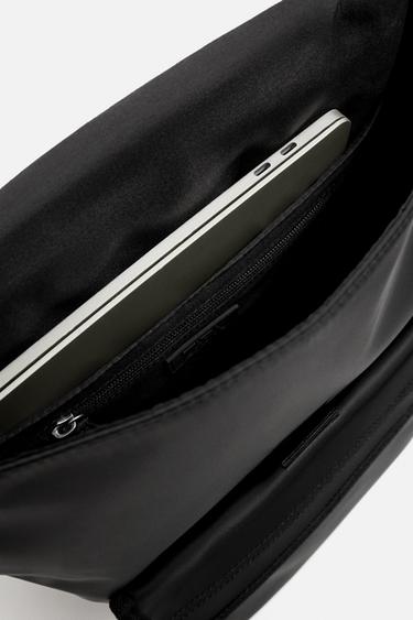 TECHNICAL FLAP BACKPACK - Black by Zara - Image 4