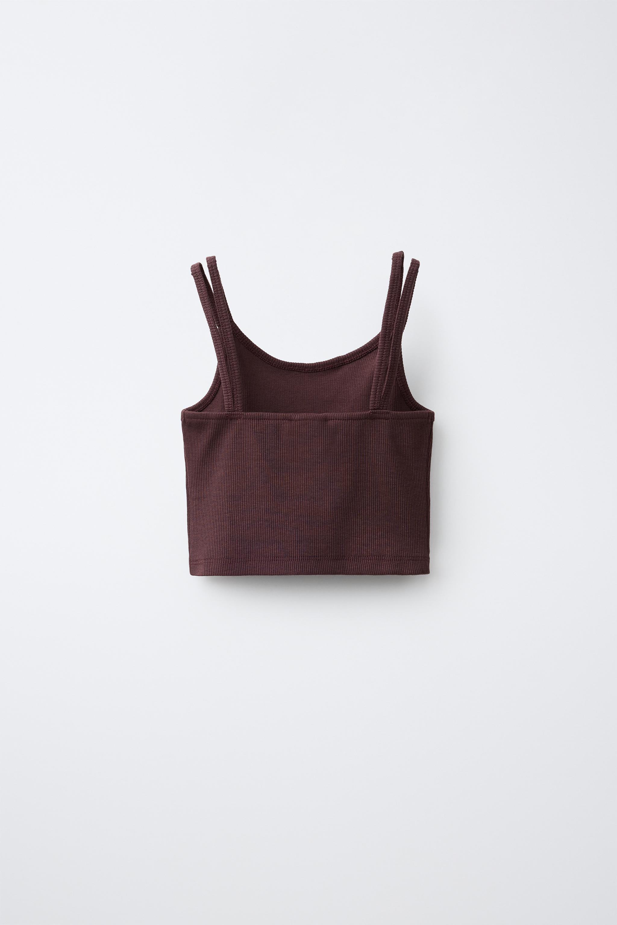 Детские брюки Zara RIBBED TOP AND STRAIGHT PANTS SET — фото 4