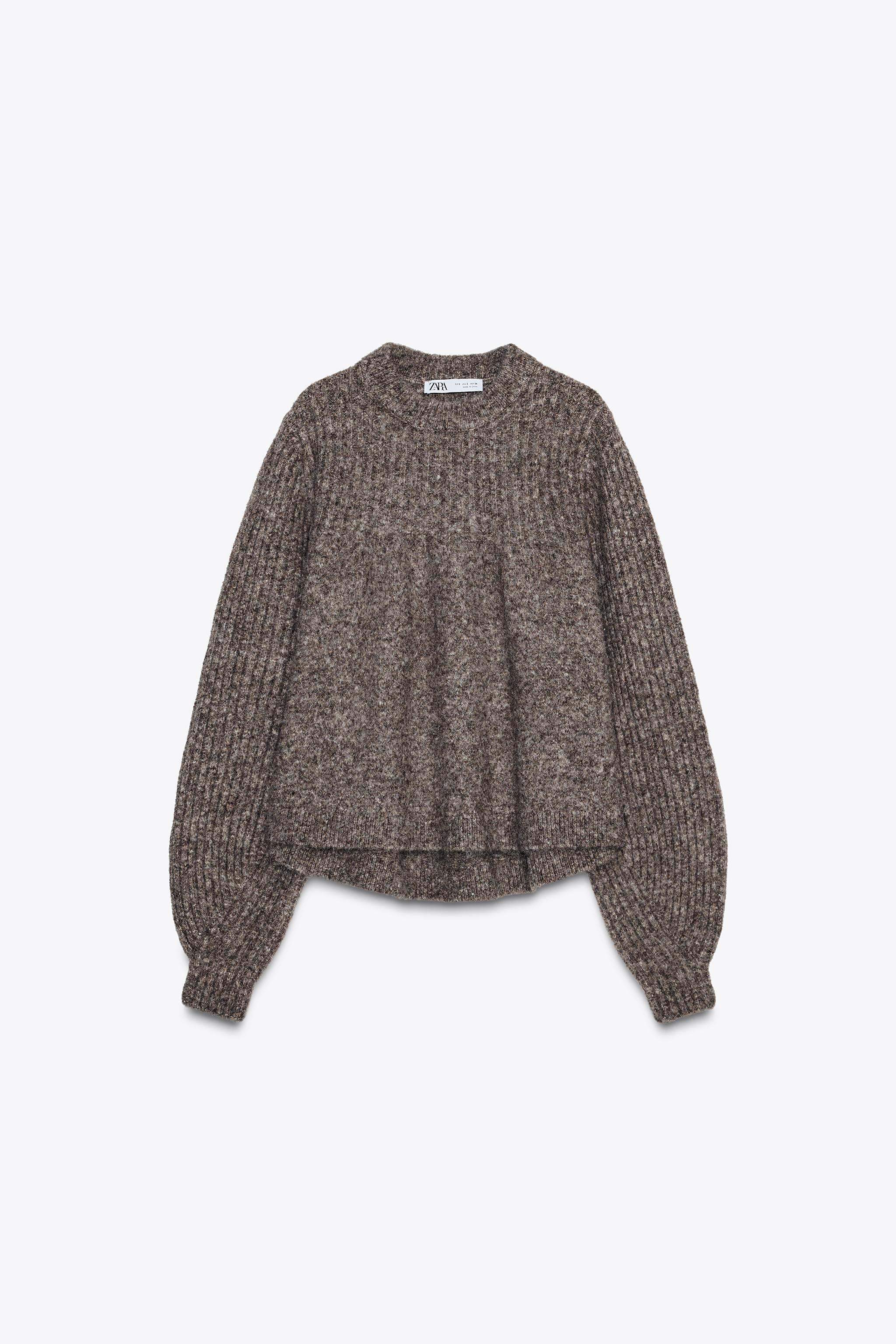 Zara Pulli Zara Schwarzer Rollkragenpullover Rollkragen Damen Zara