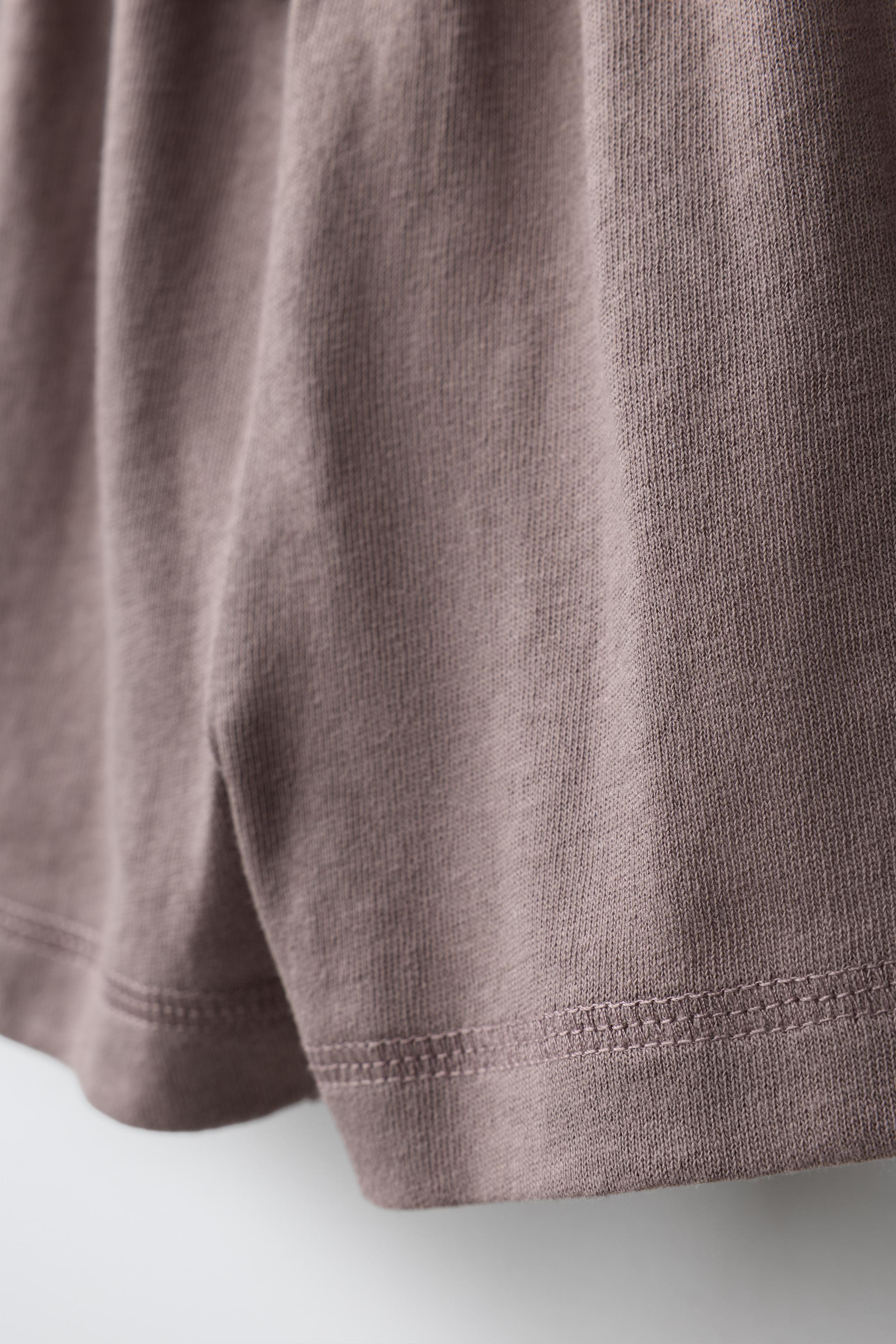 Детские шорты Zara OVERSIZE TOPSTITCHED SHORTS — фото 4