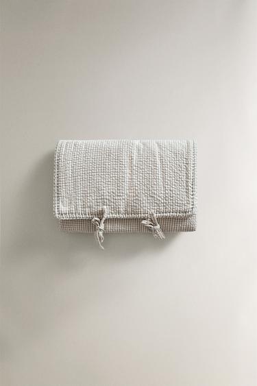 GINGHAM BABY CHANGING MAT - Grey by Zara - Image 0