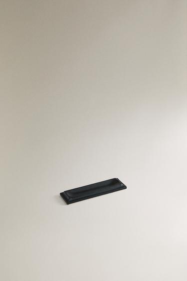 LEATHER NAPA PEN STEM TRAY — Black 2