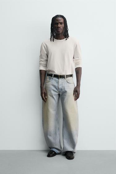 BALLOON FIT JEANS - Sky blue by Zara