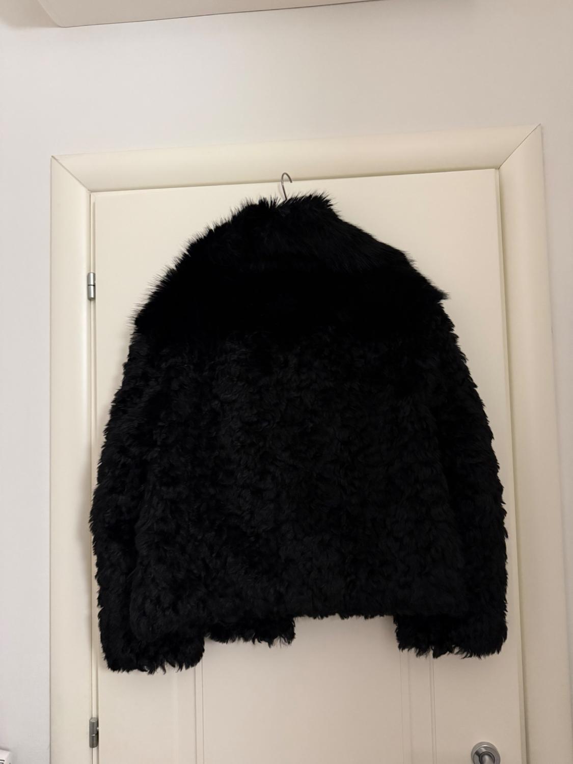 SHORT FAUX FUR COAT ZW COLLECTION - Image 2